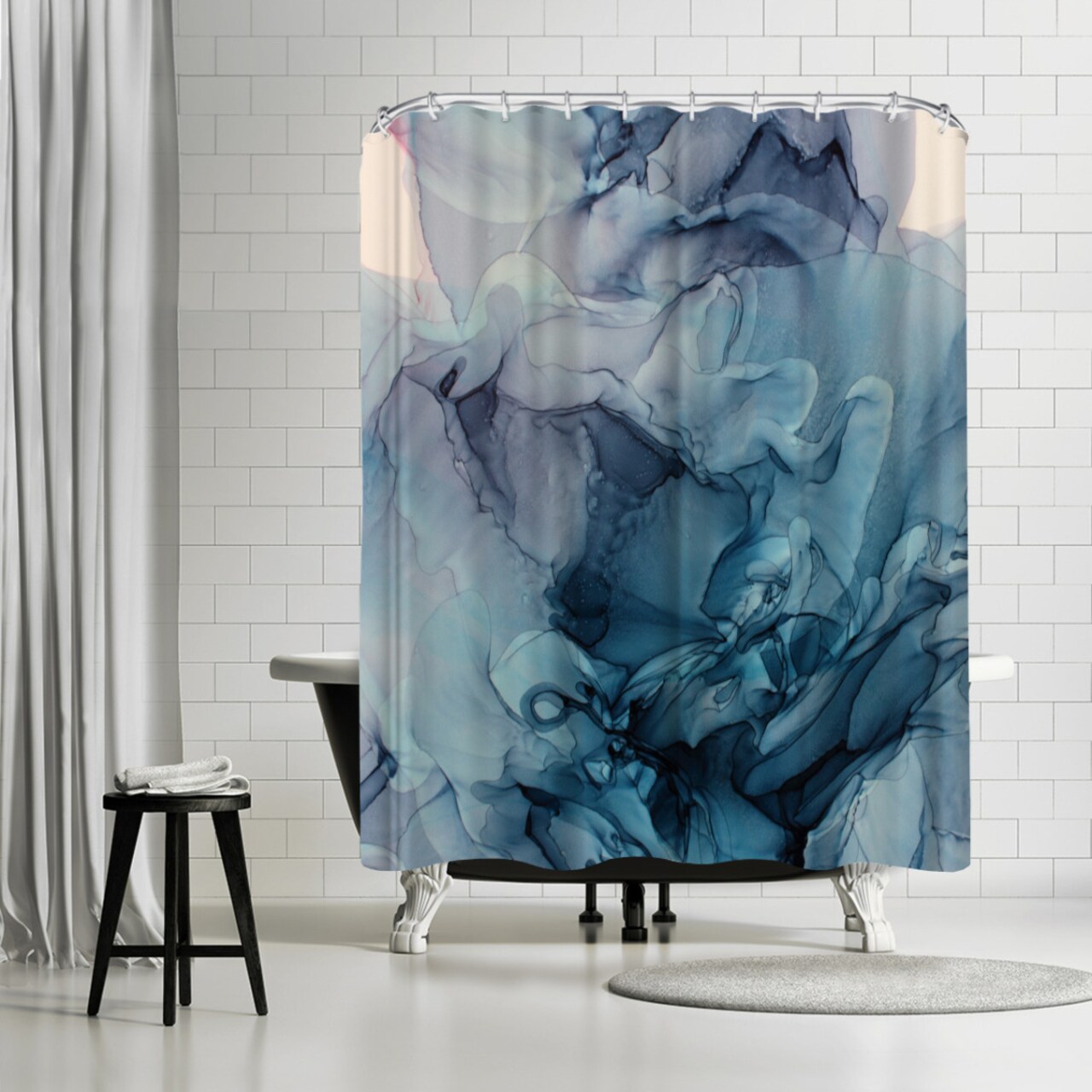 Lasting Impressions by Emma Thomas Shower Curtain 71&#x22; x 74&#x22;